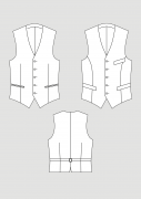 Product: Pattern Vest Basic Block