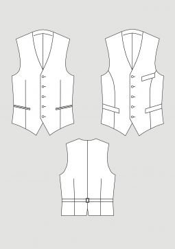 Basic Single Row Jacket Block Pattern › M.Mueller & Sohn