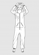 Product: PDF Download: Download Pattern Onesie for Women & Kids