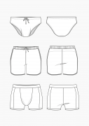 Product: Download Pattern Construction Men Swimwear