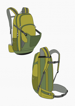 Product: PDF Download: Pattern Making Women Men Cycling Backpack