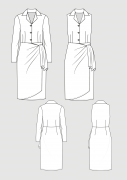 Product: Pattern Shirt Blouse Dresses
