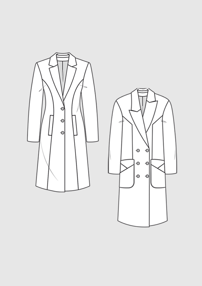 Product: Pattern long coats