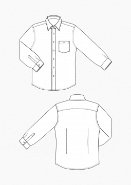 Product: Download Pattern Making Men Grading Dress Shirt for Men