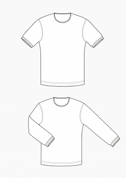 Product: Download Pattern Making Men Grading T-Shirt for Men