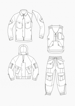 Product: Download Pattern Making Men Utility-Wear