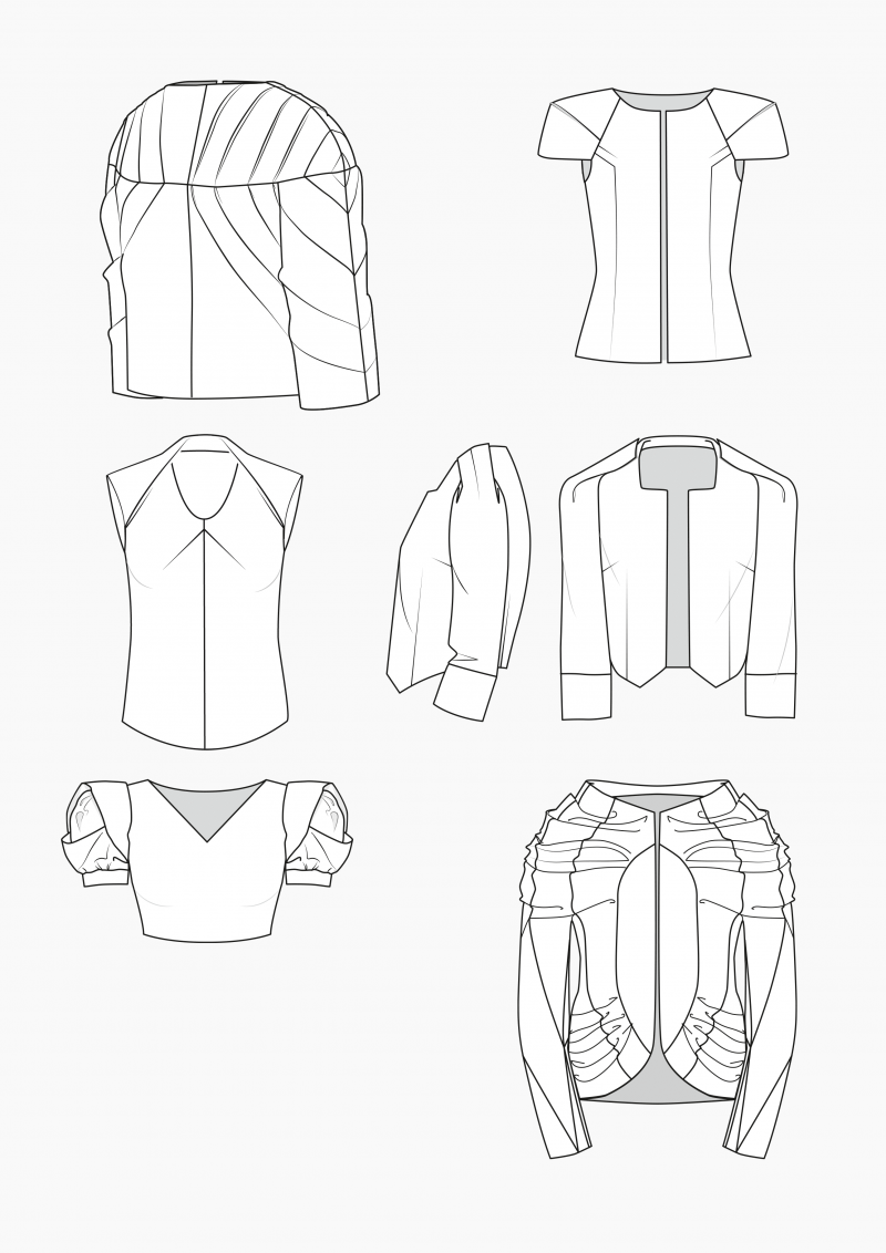 Product: Pattern Making Back- and Shoulder Design