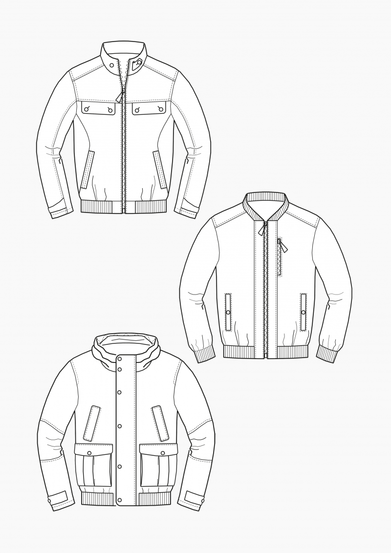 Product: Pattern Making Bomber Jackets