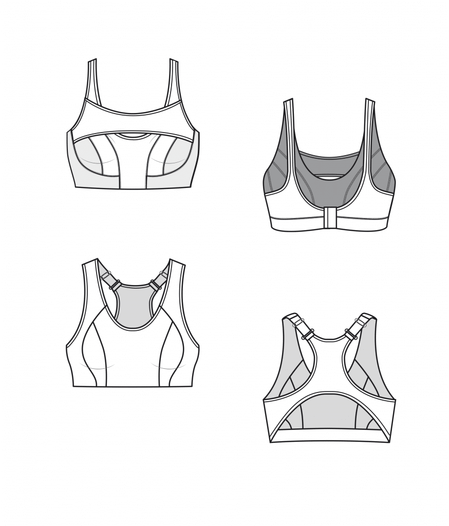 drafting pattern my sports bra pattern  Sports bra sewing pattern, Bra  sewing pattern, Sports bra pattern