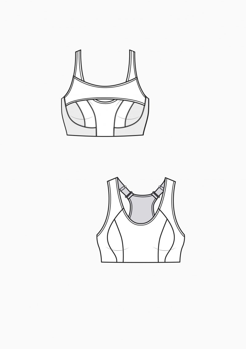 Product: Pattern Making Sports Bra