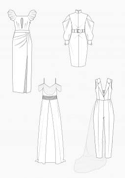 Product: PDF Download: Pattern Making Wedding Dresses 3