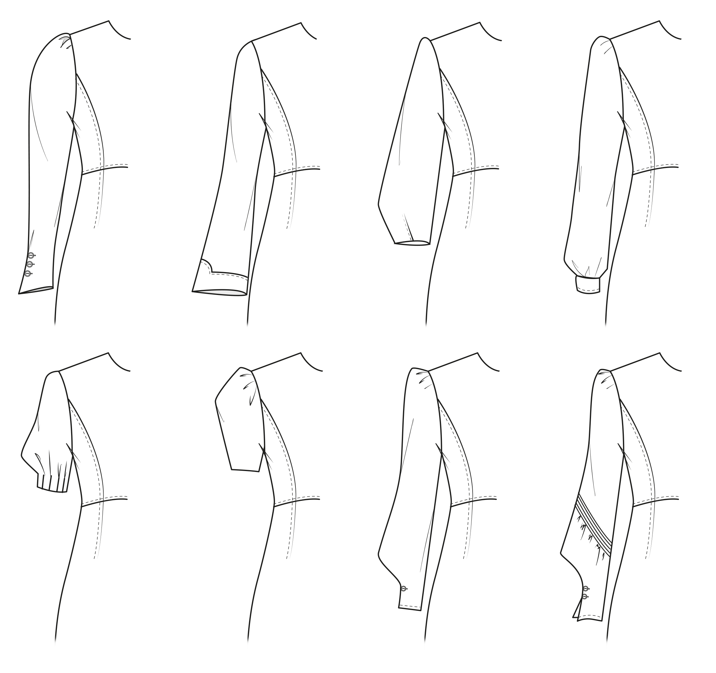 Pattern making for statement sleeve variations