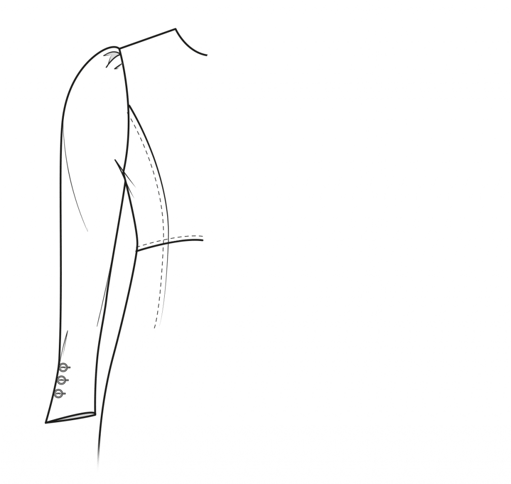 Pattern Construction for Sleeve Variations › M.Mueller & Sohn