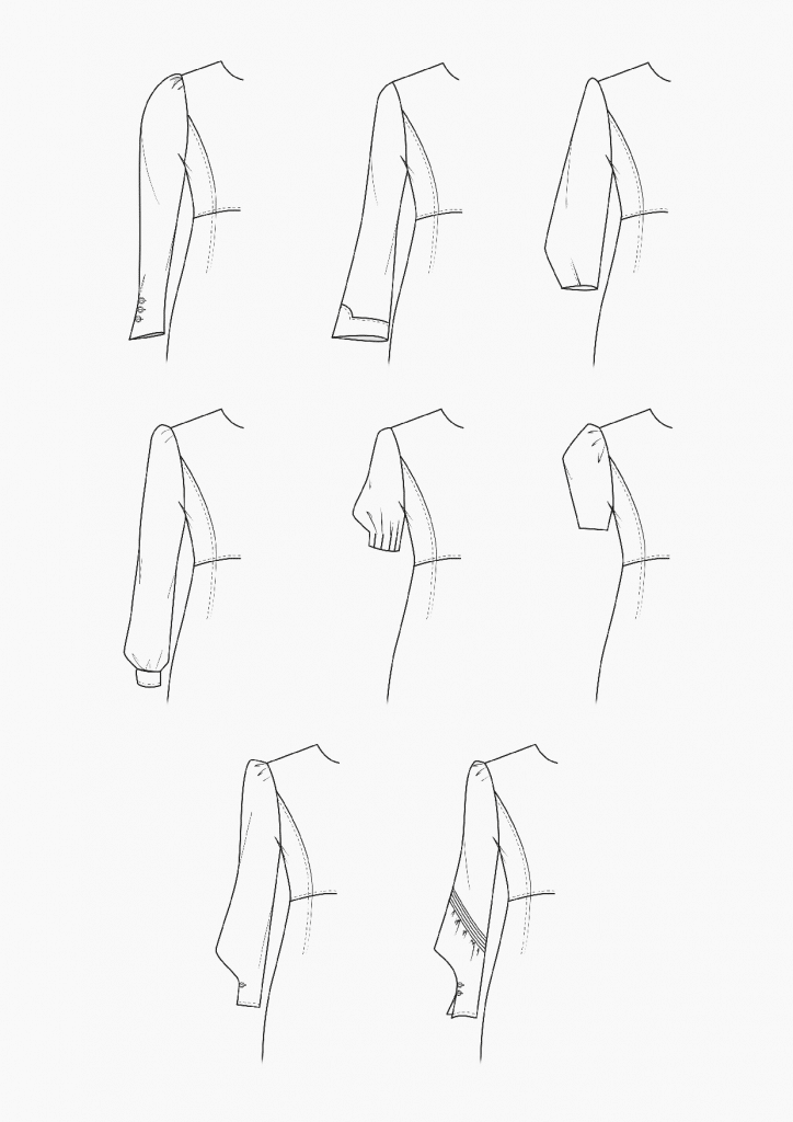 Pattern Construction for Sleeve Variations › M.Mueller & Sohn