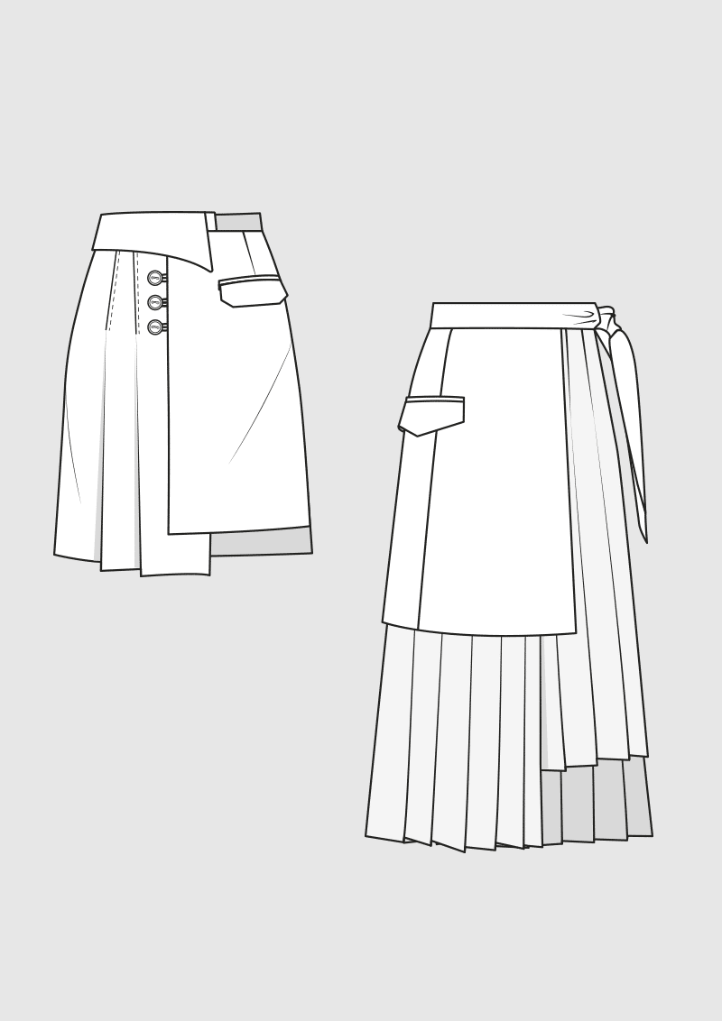 Product: Pattern Pleated Skirts