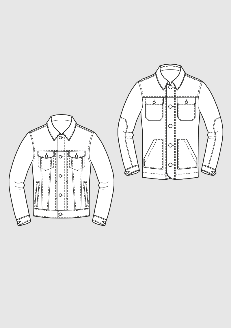 Product: Pattern Denim Jackets for Men