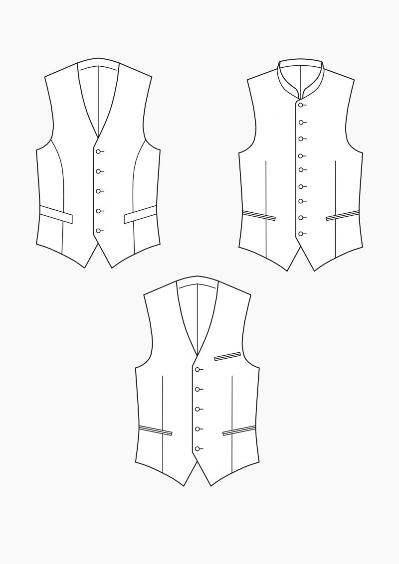 Product: Pattern Making Mens Grading Waistcoats