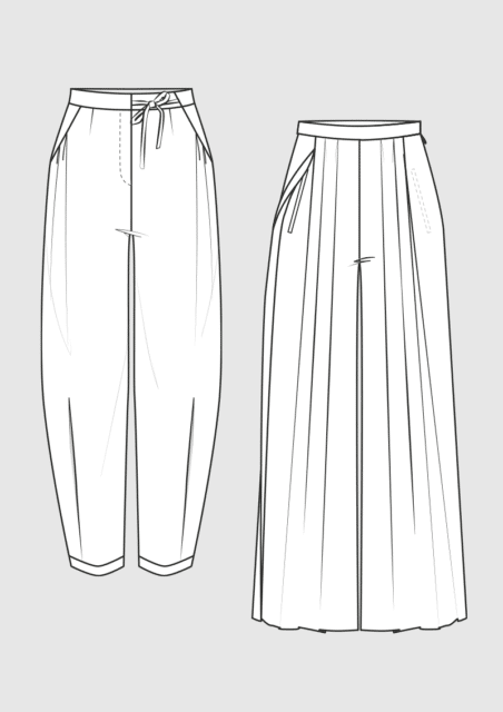 Pattern Construction for Pleat Front Trousers › M.Mueller & Sohn