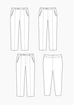 Product: Download M. Müller & Sohn - Pattern Making - Men - Basic Trouser Blocks