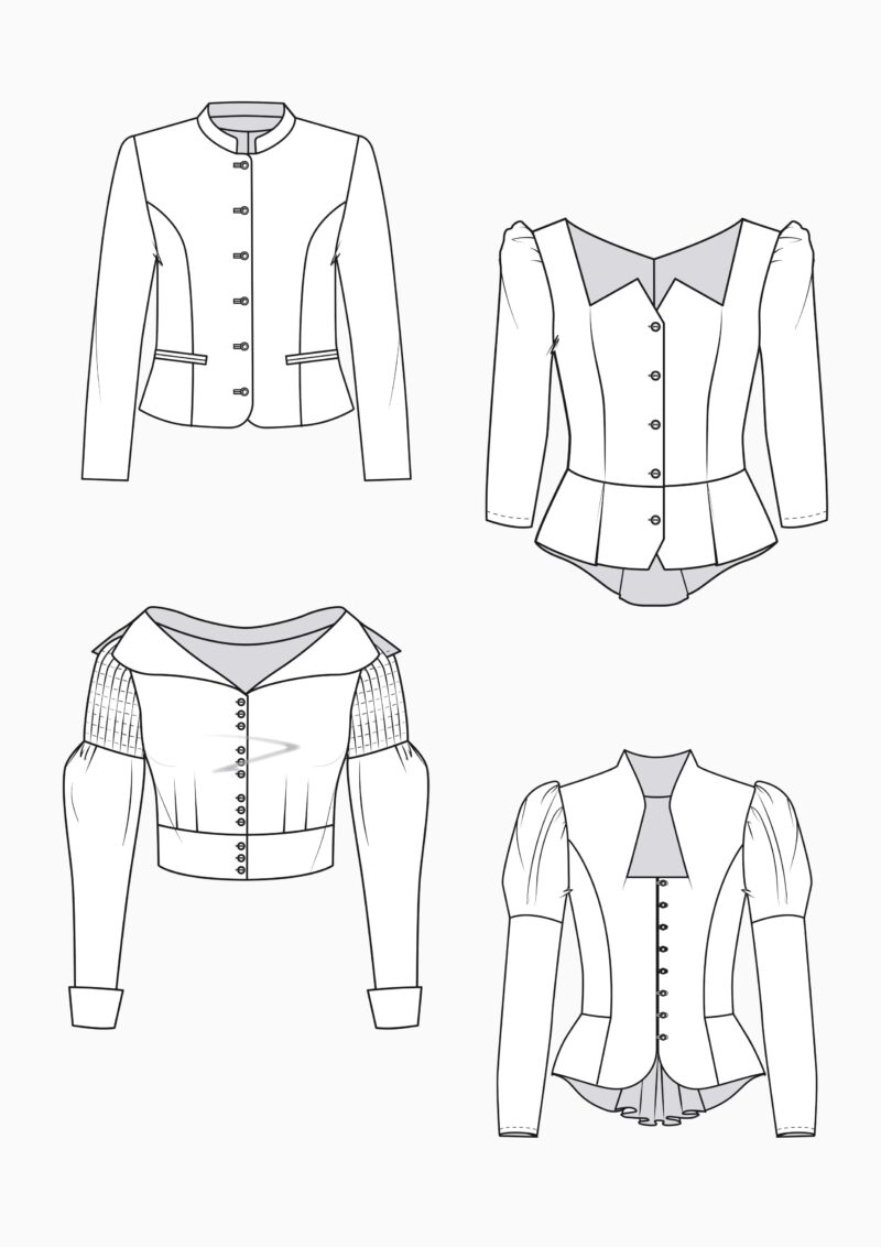 Pattern Making Women s Traditional Jackets Spencer M.Mueller Sohn