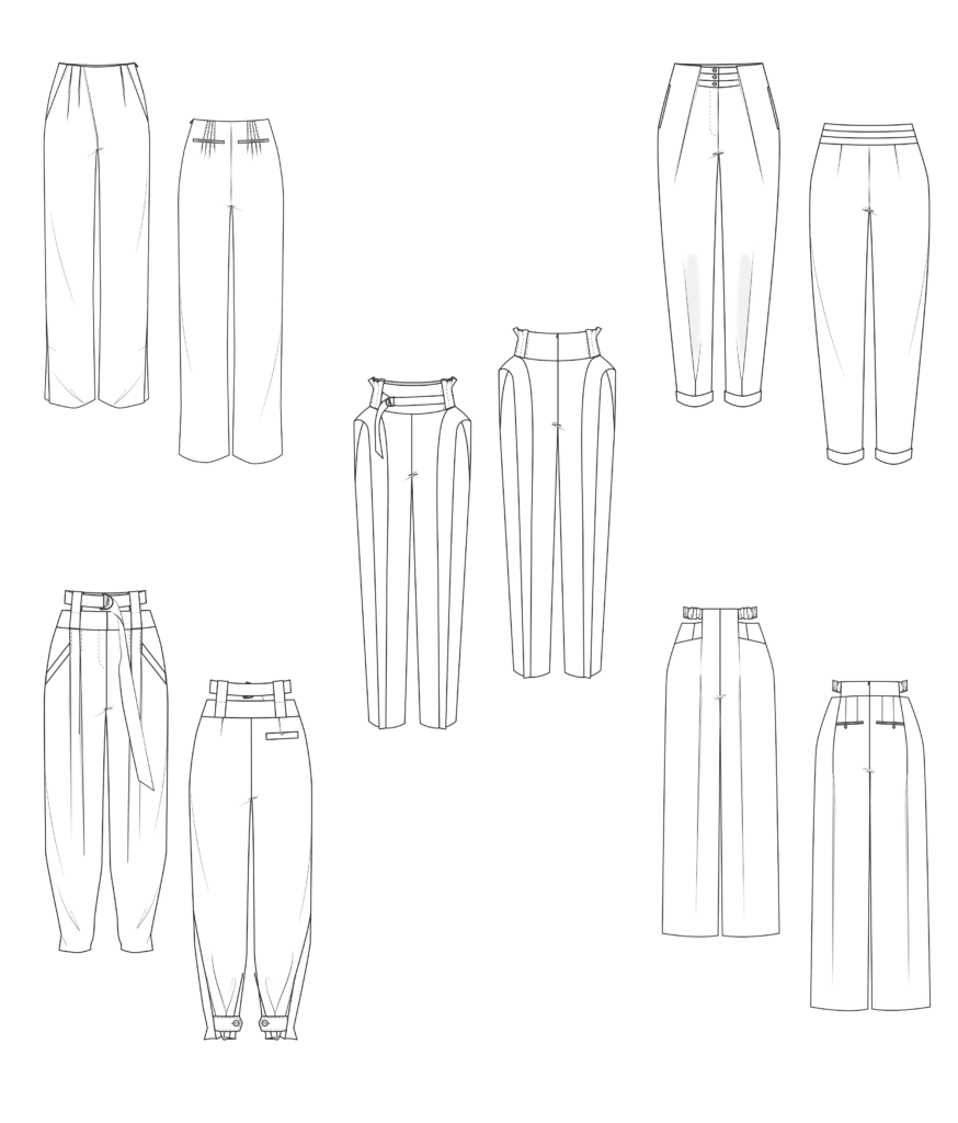 Pattern Making Women’s Business Trousers › M.Mueller & Sohn