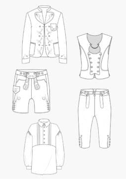 Product: PDF Download: Pattern Making Men's Traditional Clothing