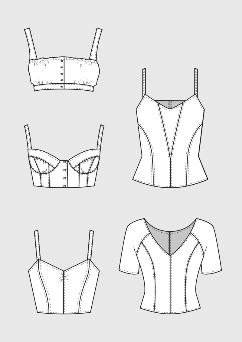 Product: Pattern Womens Bodies & Corsets