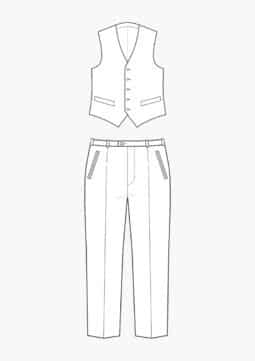 Product: Download M. Müller & Sohn - Pattern Making - Men - Grading of trousers and waistcoats for the belly