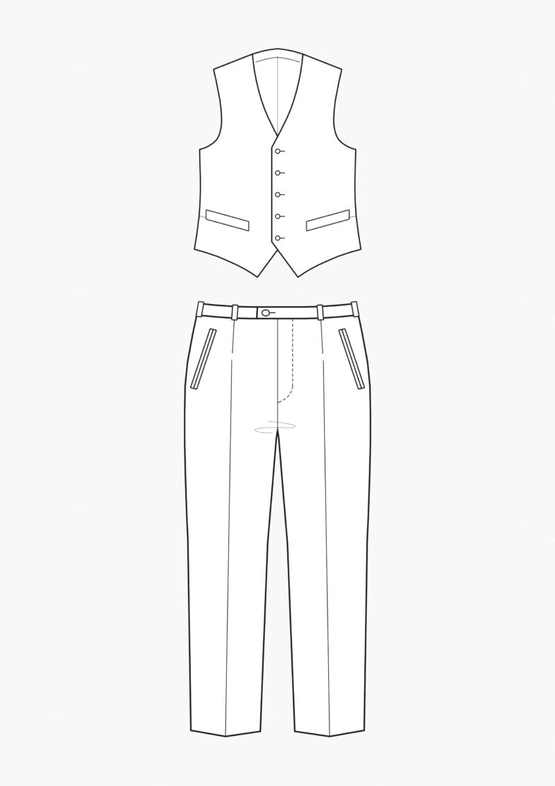 Product: Pattern Making Men’s Grading of trousers and waistcoats for the belly figure