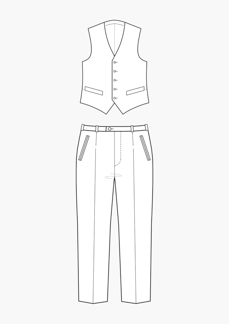 Product: Pattern Making Men’s Grading of trousers and waistcoats for the belly figure