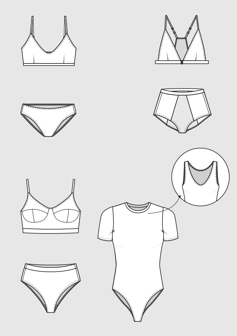 Product: Pattern Basic Underwear for Women