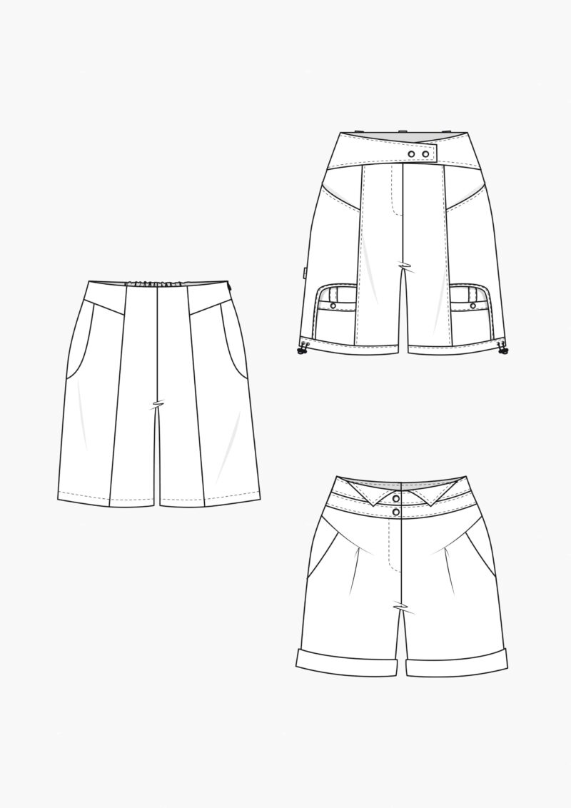 Pattern Making for Women: Plus Size Bermudas › M.Mueller & Sohn