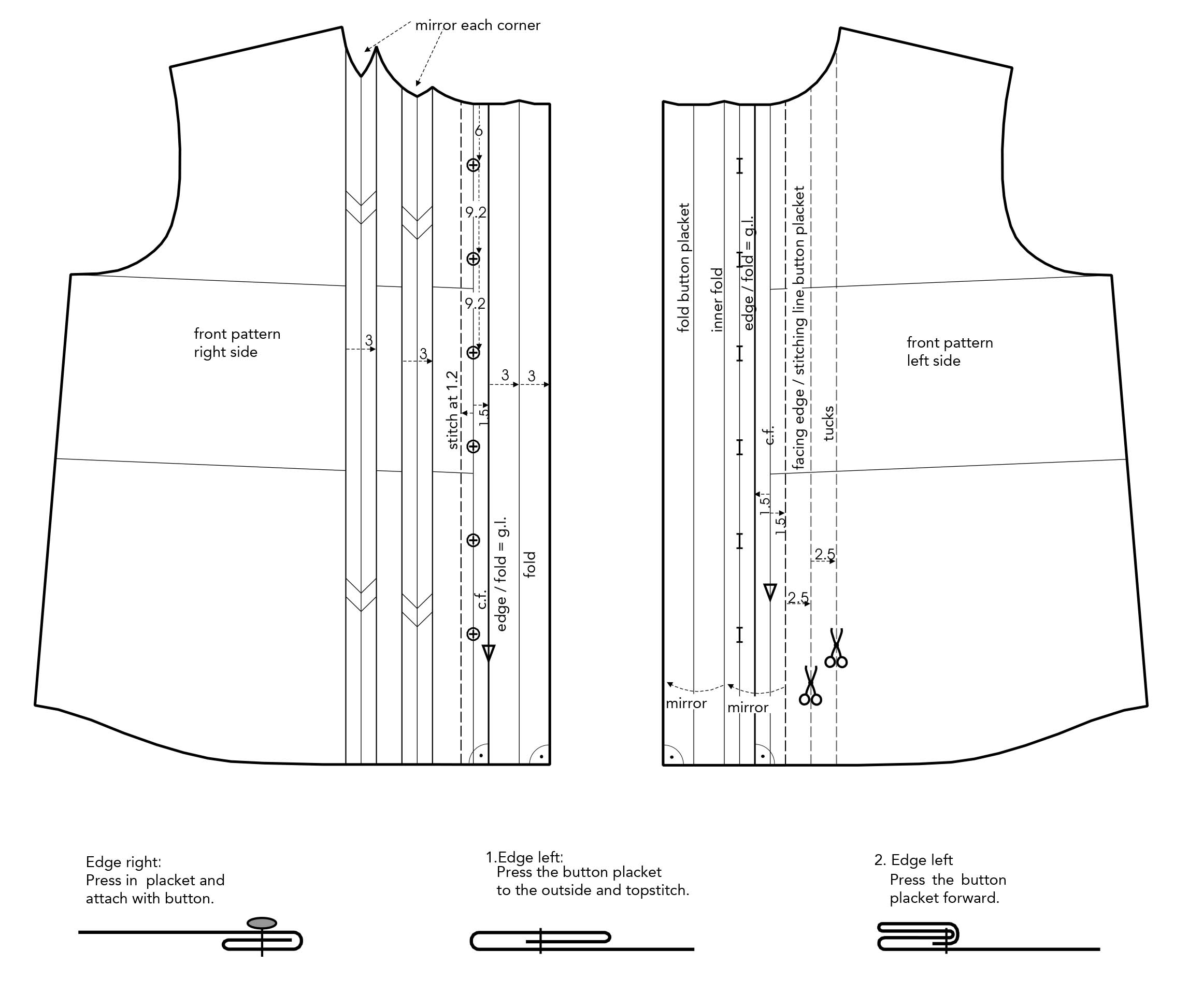 Shirt Pattern for Conductors