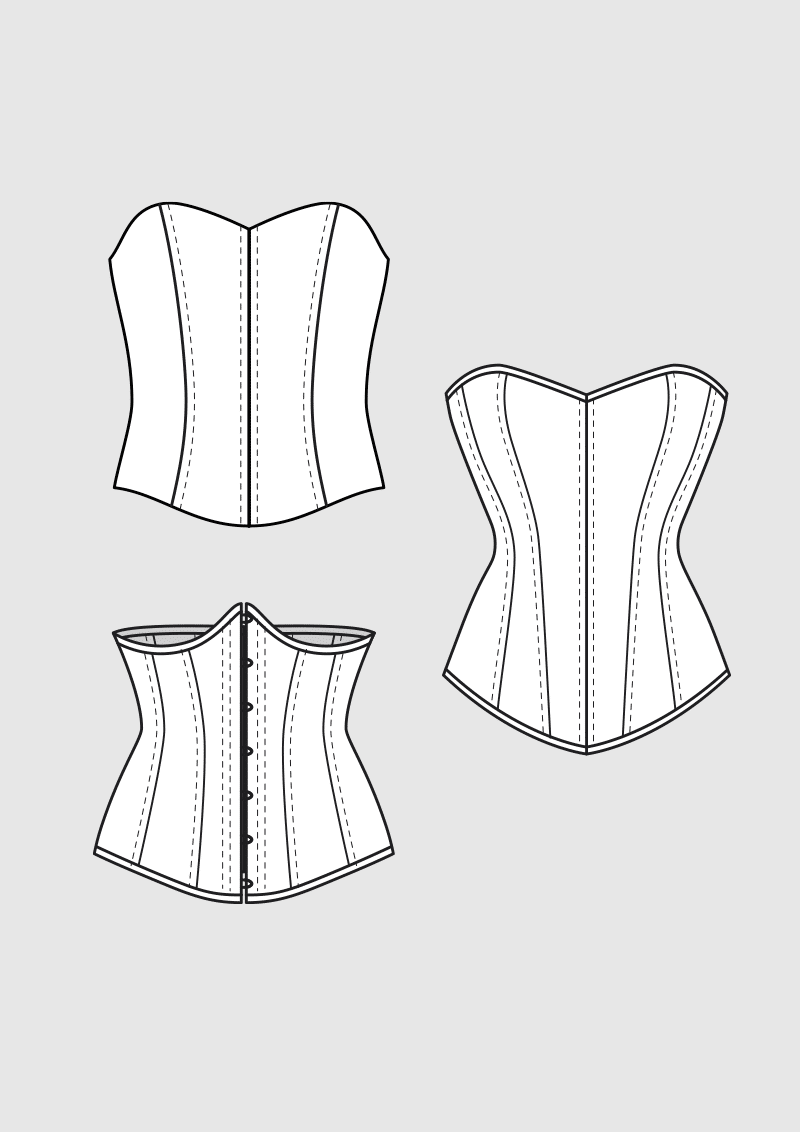 Product: Pattern Basic Corsage & Corset Block for Women