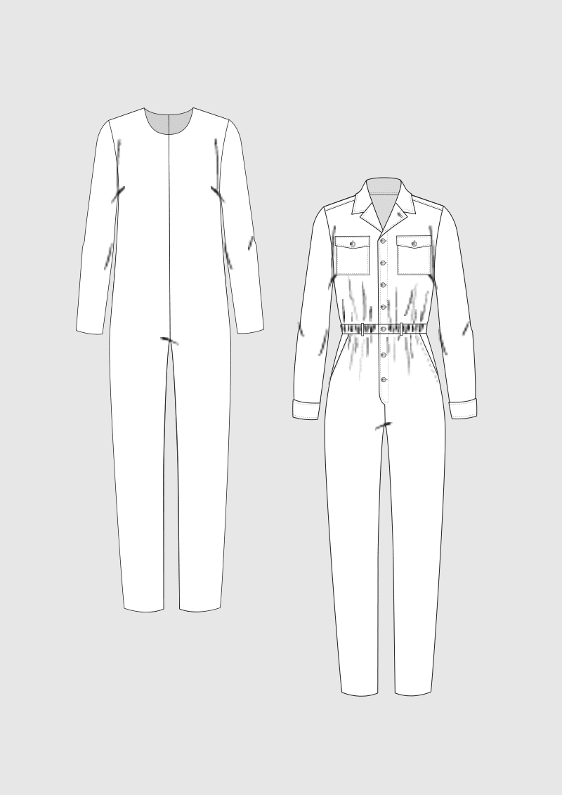 Product: Pattern Basic Overall Blocks for Women