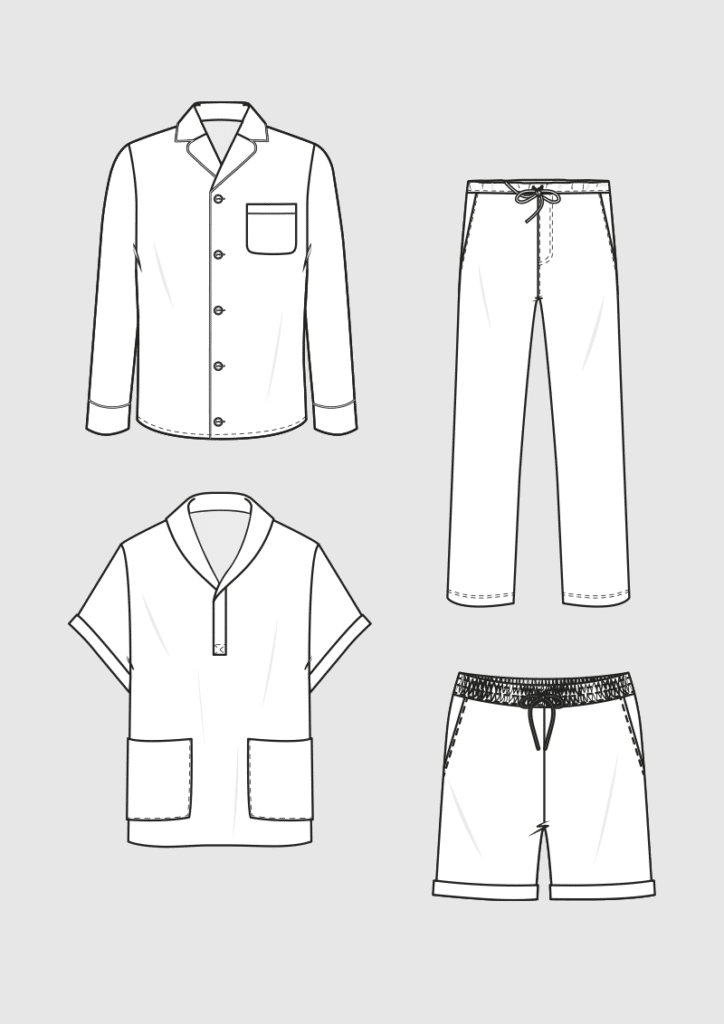 Pattern Pyjamas for Men › M.Mueller & Sohn