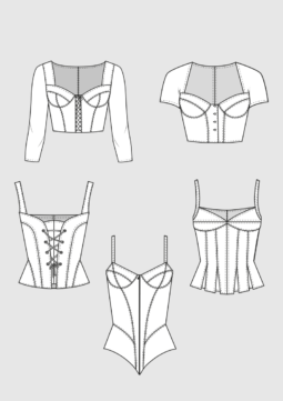 Product: M. Müller & Sohn - Schnittmuster - DOB - Mieder und Korsagen 2