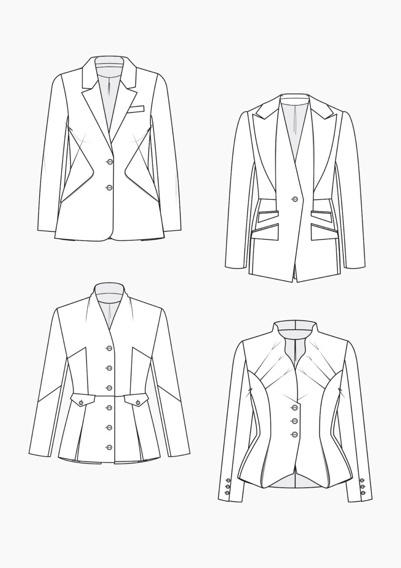 Product: Pattern Making for Women: Blazer with Seam- and Pocket Details