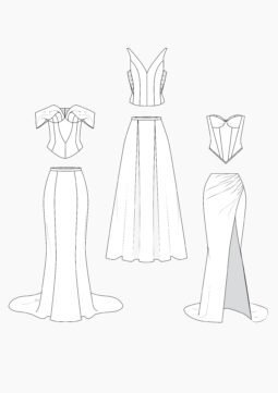 Product: Download M. Müller & Sohn - Pattern Making - Women - Corsage Wedding Dresses