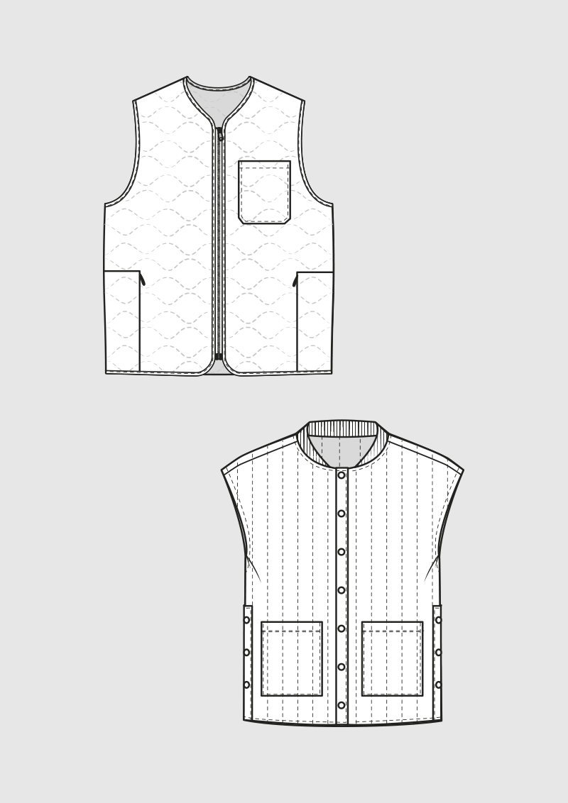 Product: Pattern Quilted Vests for Men