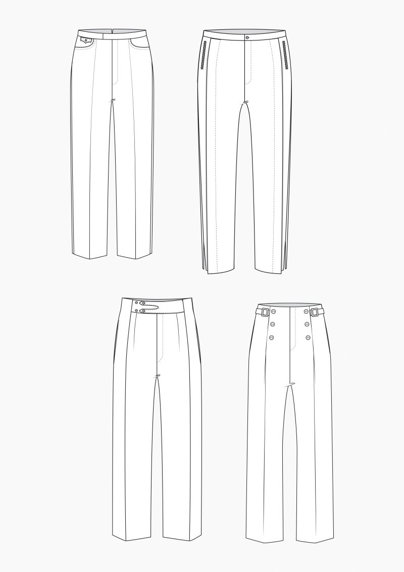 Product: Trousers: One Basic Block – Endless Possibilities