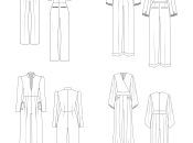 In this e-dossier you will find instruction on four pattern designs for overalls.