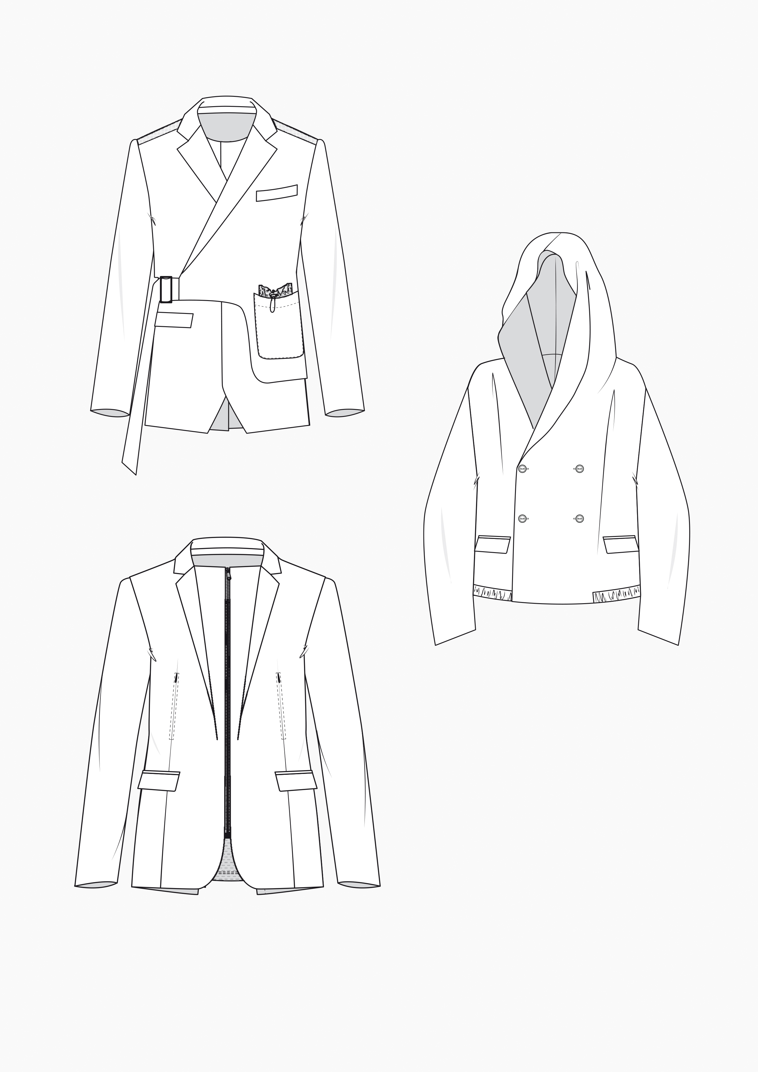 Product: Pattern Making – Men – Sporty Suit Jackets