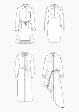 Product: Download M. Müller & Sohn - Pattern Making - Women - Shirt Dresses