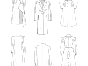 In this e-dossier you will find instruction on three coats with emphasised shouders for women.