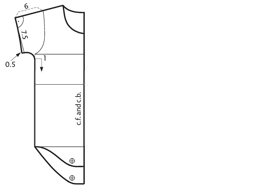 Pattern Making for Wrap Body for Babies