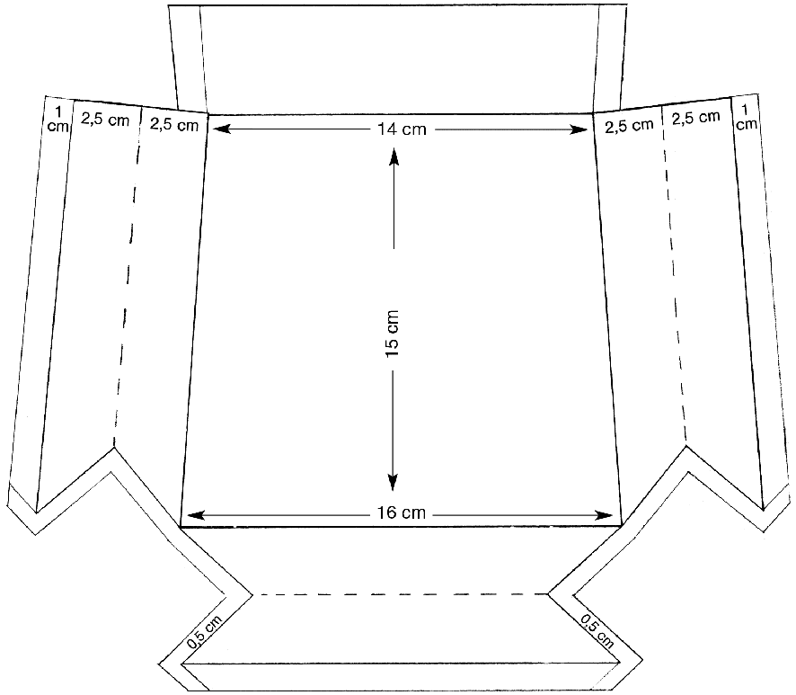 Pattern for bellow pocket