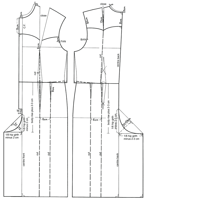 Pattern Construction of a Jumpsuit