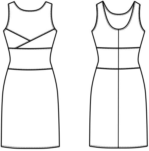 pinching shaping with dart