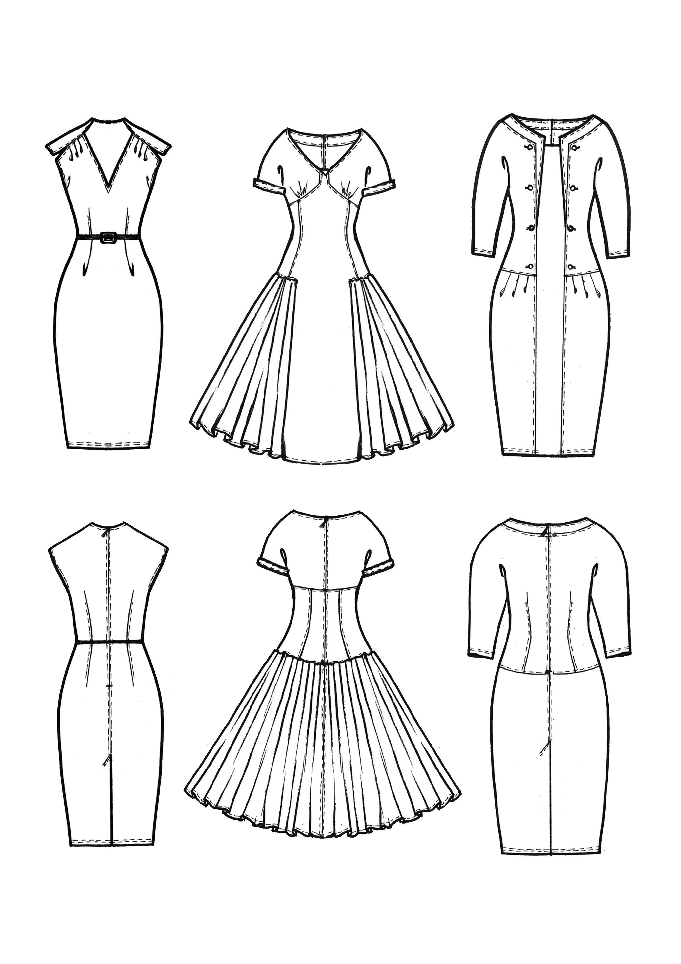 Produkt: Schnitt-Technik Kleider im Retro-Look